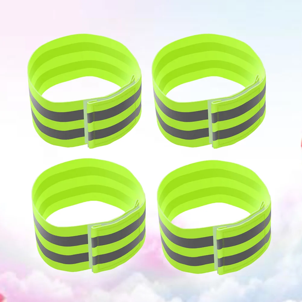 

4 шт., светоотражающие ленты для бега