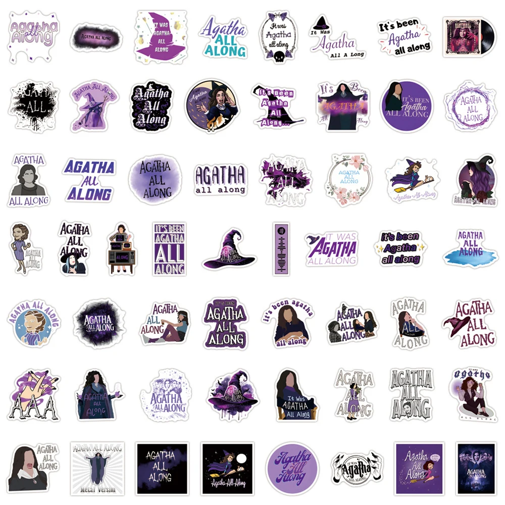 10/30/55 шт. сериал &quotАгата&quot все вместе наклейки крутая мультяшная наклейка с