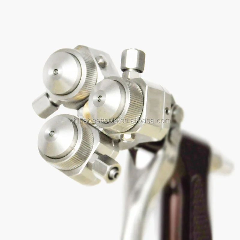 

Air Tools For Car Painting Power Coating Gun Three Head Pneumatic Paint Spray Gun