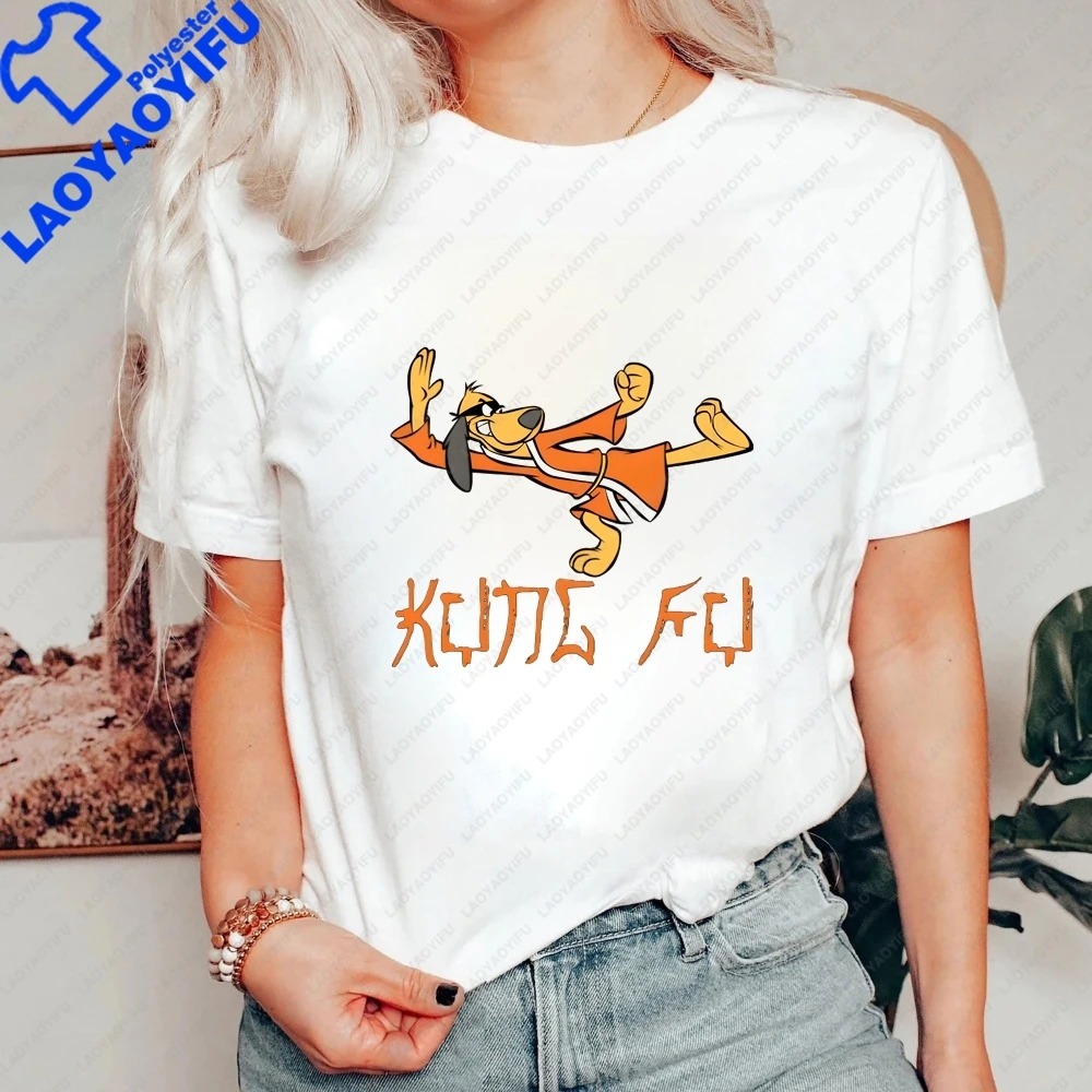 Фото Новая футболка с принтом Hong Kong Phooey - модная футболка унисекс для мужчин и женщин, футболка оверсайз. №2
