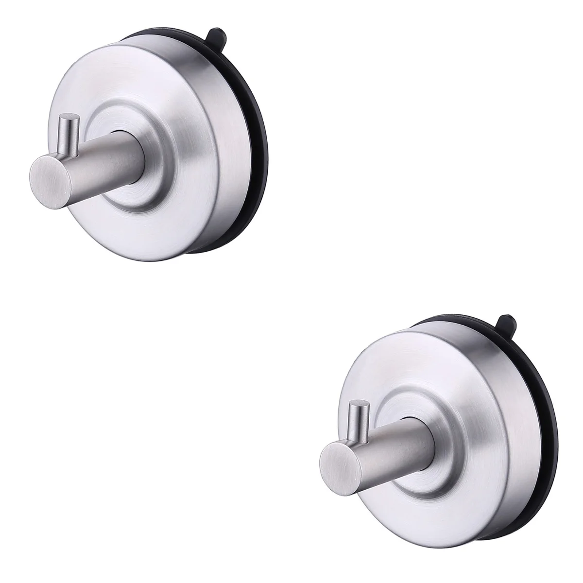 

2x Suction Hooks for Shower Towel Hooks for Bathrooms Stainless Steel Suction Hooks Stainless Steel Hooks