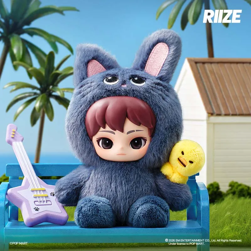 Фото Оригинальная серия POPMART RIIZE Soft and Cuddly Friends, модная коллекция милых декоративных предметов в формате сюрприз-бокса, в наличии в качестве подарка. №4