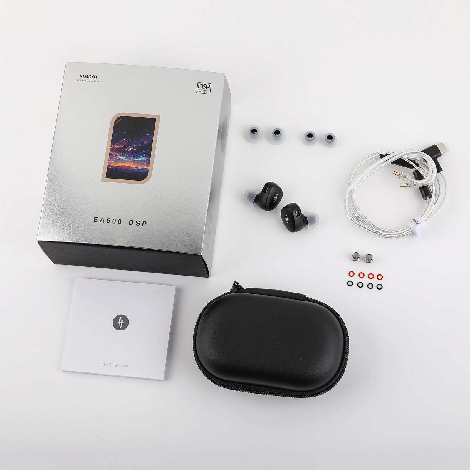 SIMGOT EA500 DSP двухмагнитные двухкамерные динамические драйверы DLC IEM Hi-Fi наушники со