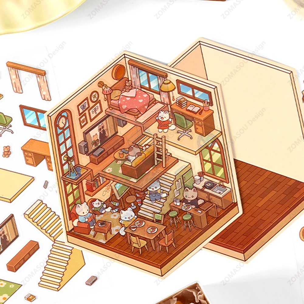 

3D наклейка с животными