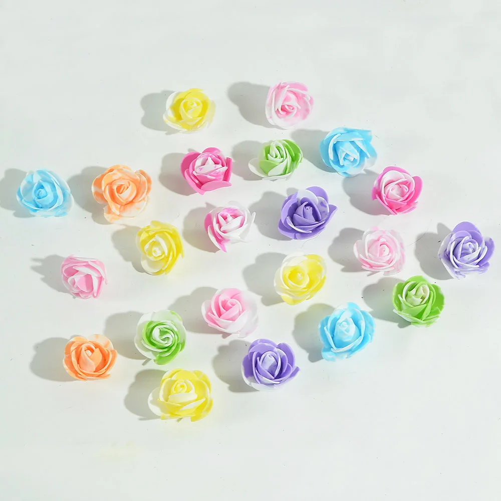 50 / 100 200 шт. искусственные розы из пены 3 см