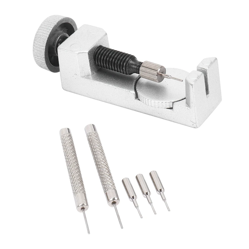 

Ремешок для часов, съемник звеньев браслета, ремонтный набор инструментов для часовщиков с 3 дополнительными штифтами в упаковке