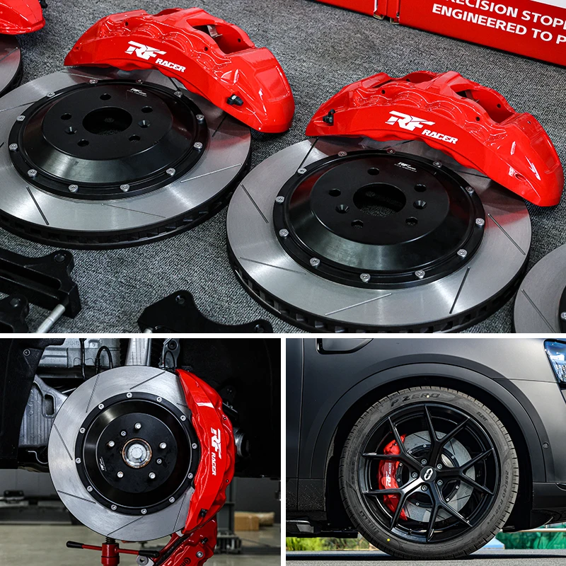 Фото Новый высокопроизводительный комплект больших тормозных суппортов RF820 с 8 поршнями 380/405/420 мм для Toyota/Kia/Nissan/Honda/Mazda/BMW/Mini №5