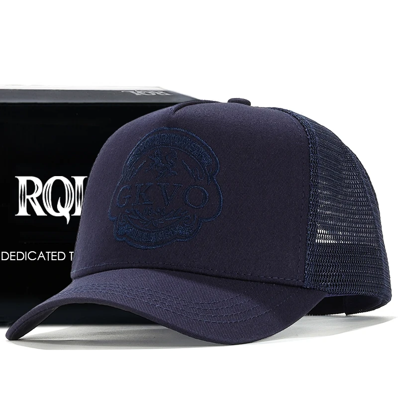 Бейсболка с большой головой для мужчин летняя дышащая сетчатая Кепка гольфа бега