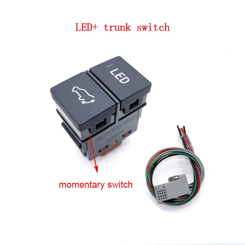 

1 шт. автомобильный двойной переключатель, двойной переключатель радара, кнопки питания светодиодный Ной фары для URV CRV AVANCIER Accord Civic 16-21