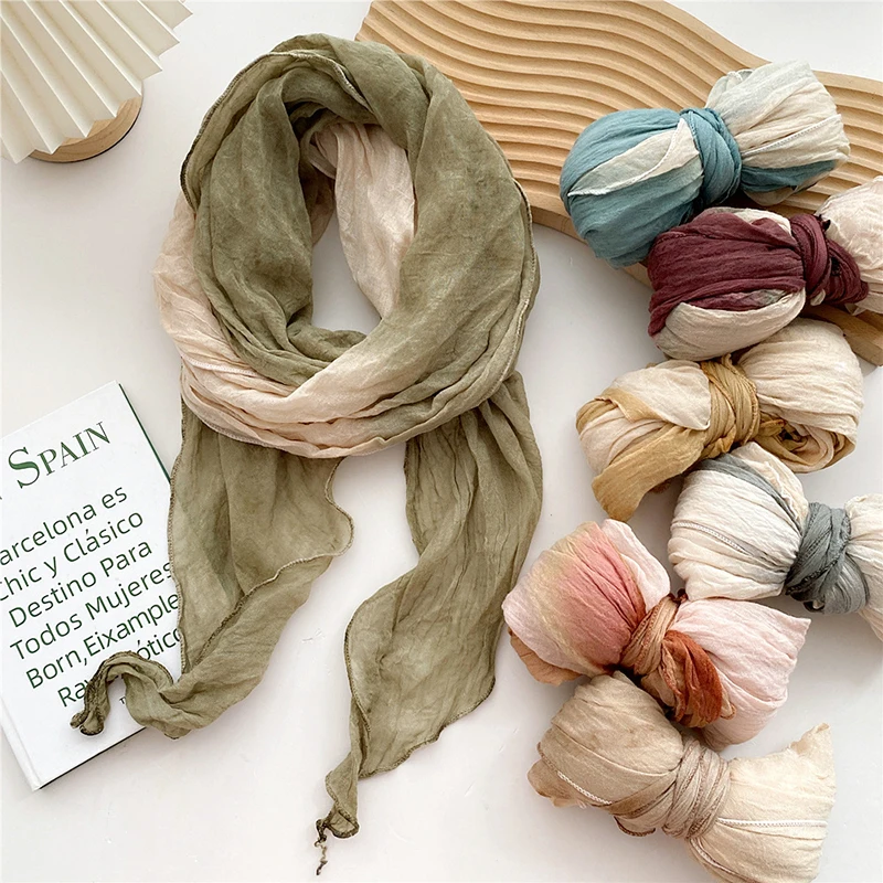 

Unisex Style Cotton Hijab Linen Designer Scarf Women Solid Color Long Women's Scarves Shawl Fashion Snood Scarf Handkerchief