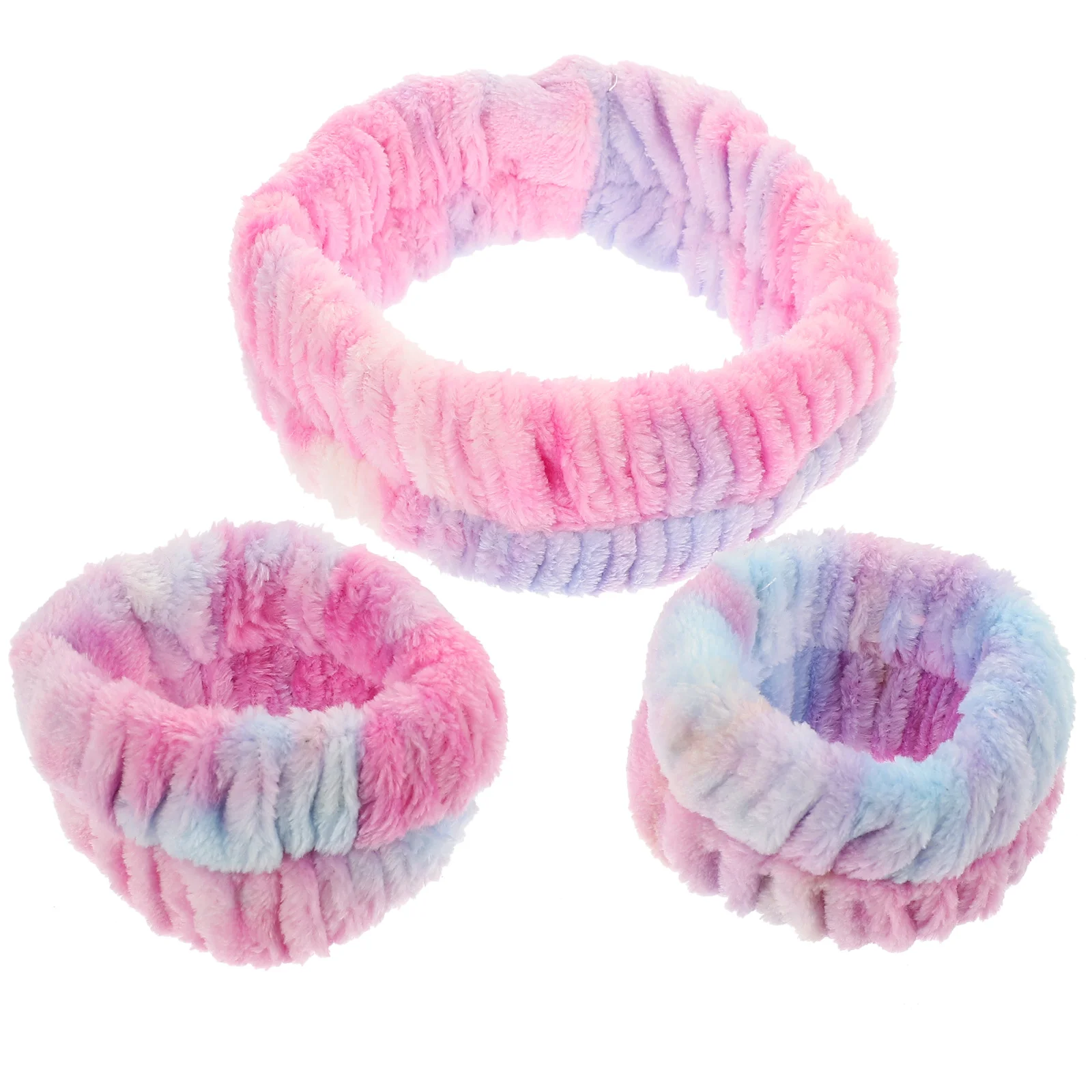 

Headband Band Wrist Face Hair Shower Washing Spa Makeup Wristband Fleece Wristbands Bands Hairband Wrap Towel Elastic Facial