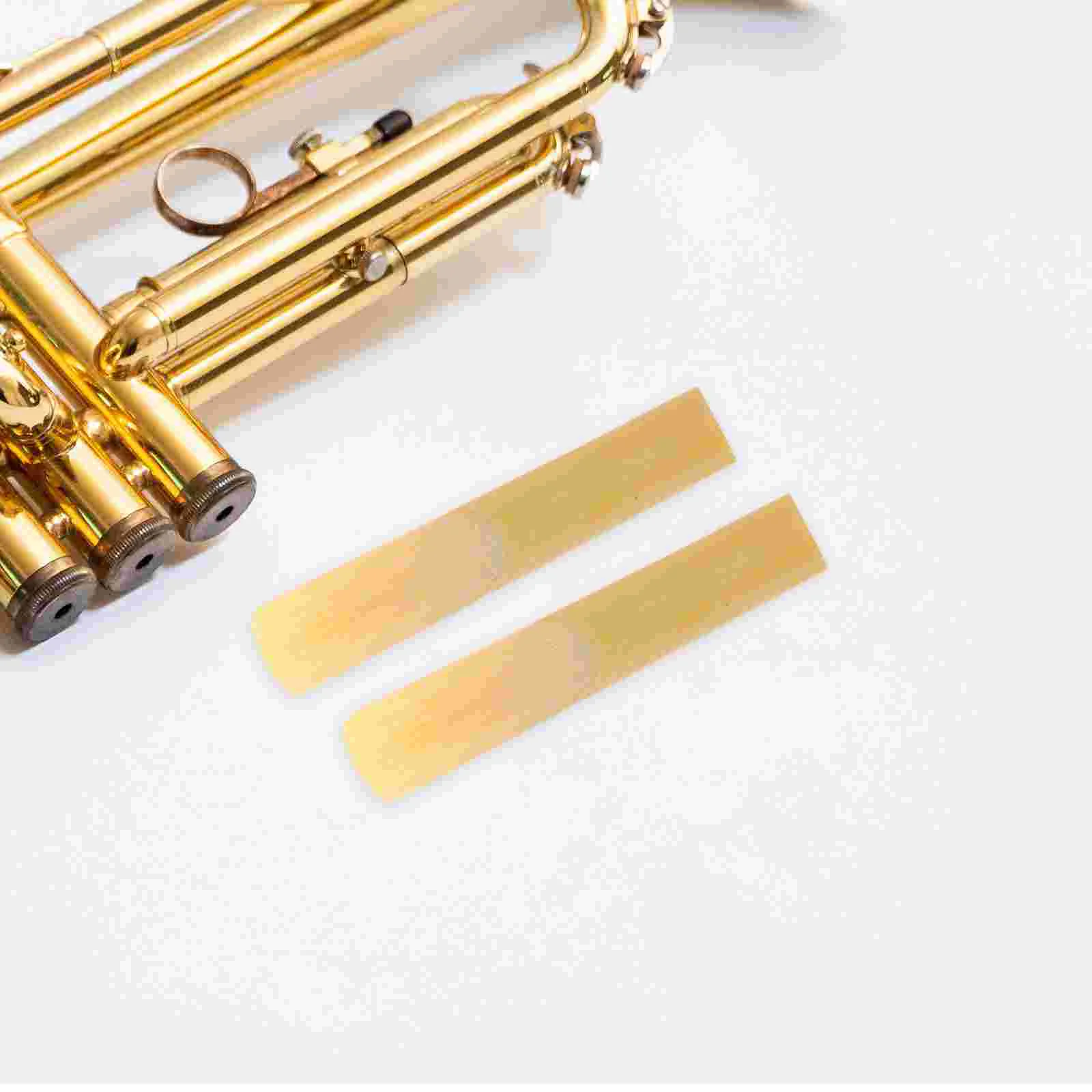 

10 Pcs Saxophone Reed Accessories Clarinet Reeds Performance Beginner Rhythm 30