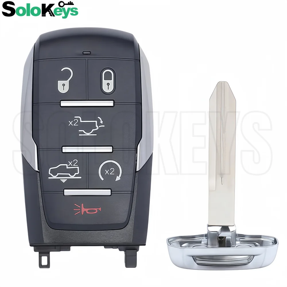 SOLOKEYS FCC ID:OHT- 4882056 Для Dodge RAM 1500 Limited LongHorn Truck 2019 2020 2021 умный чехол с дистанционным