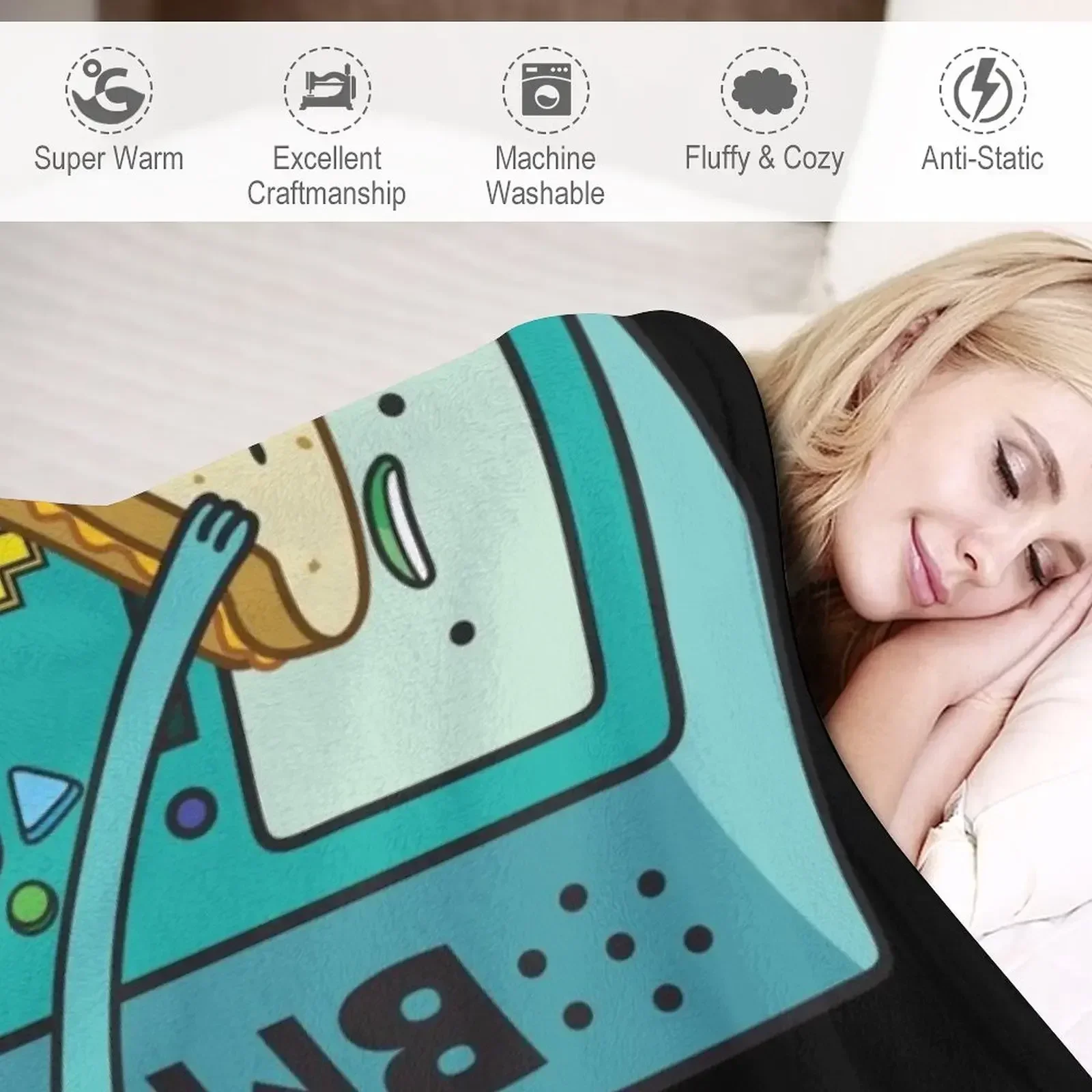 Одеяло BMO Многоцелевые мягкие одеяла в клетку