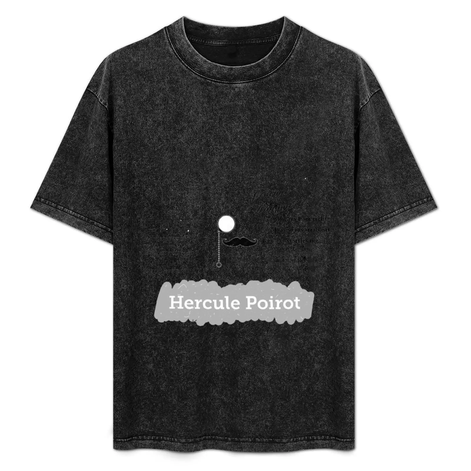 Футболка Hercule Poirot баскетбольные футболки с рисунком одежда на день Святого