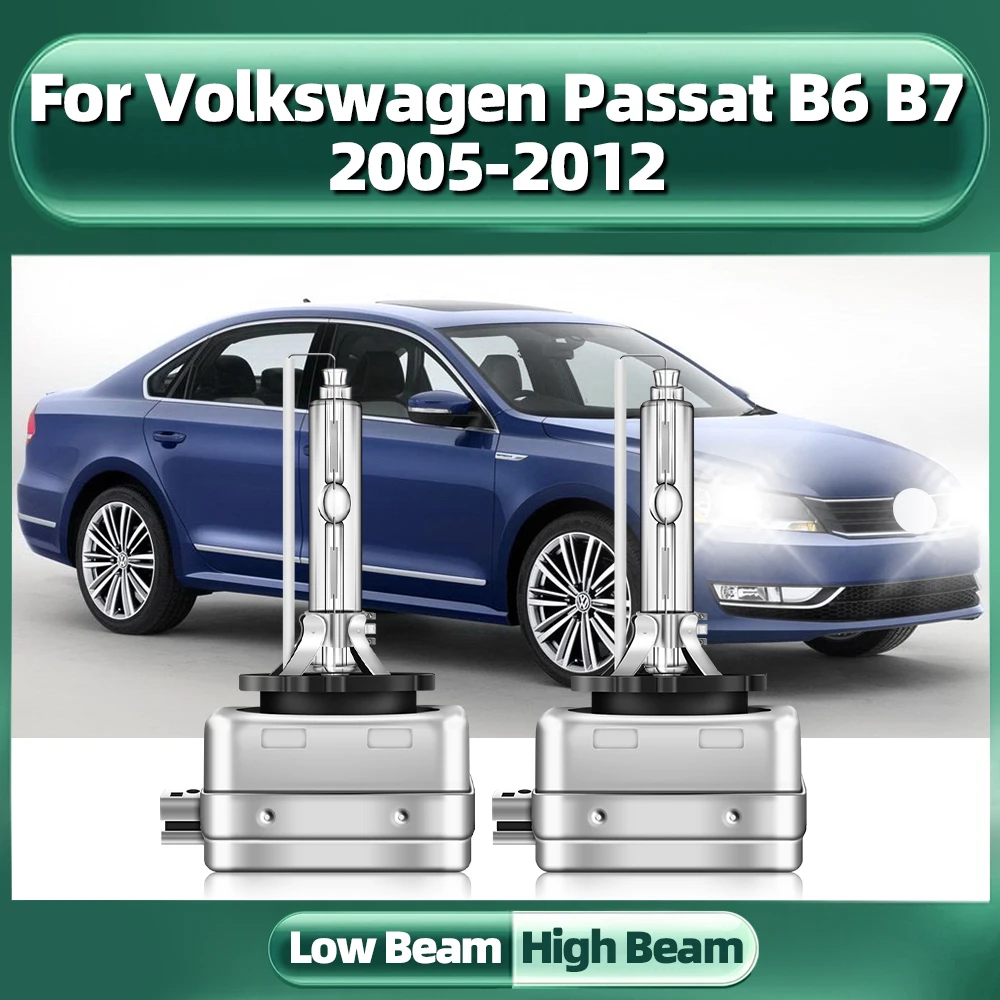

Автомобильные фары TEENRAM D1S, Ксеноновые фары, ультра-белые 6000K для Volkswagen Passat B6 B7 2005 2006 2007 2008 2009 2010 2011 2012