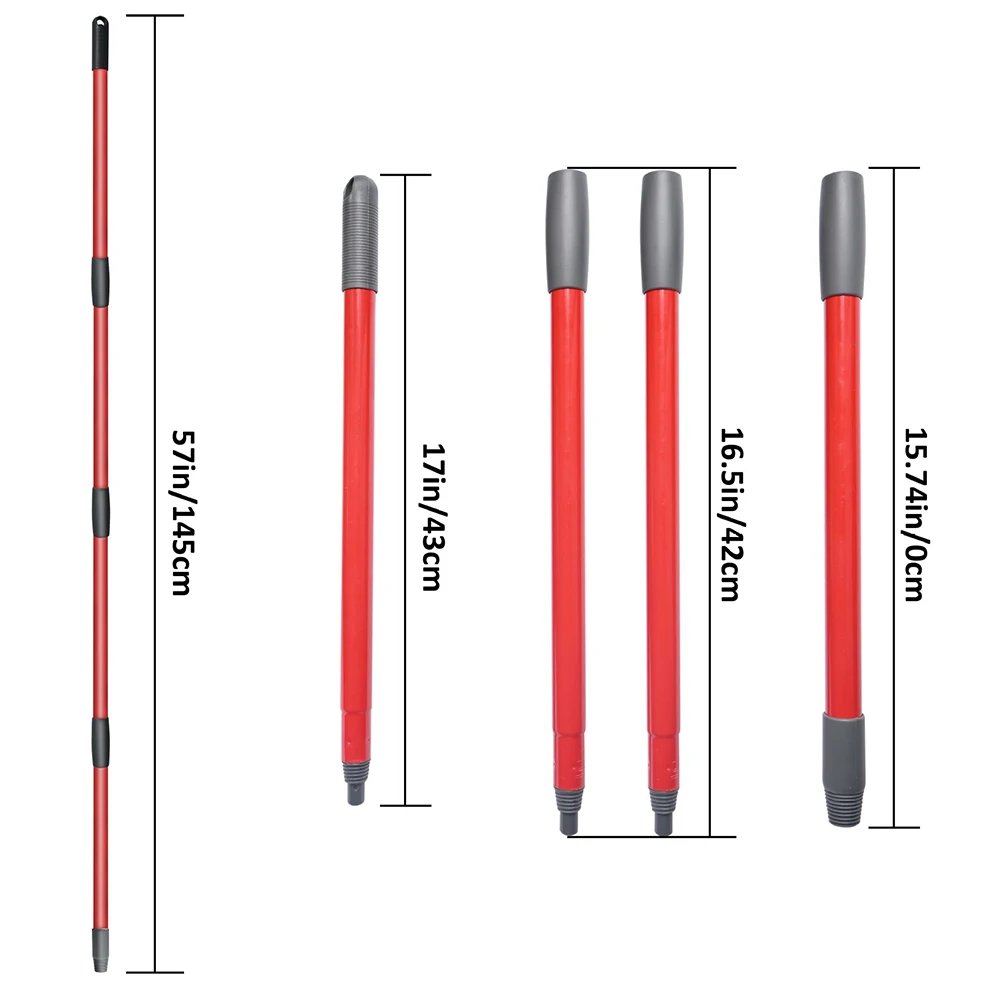 

Durable Replace Handle Telescoping Handle 1pc Amer Ican Coarse For O-cedar Iron Plastic Parts Thread Interface