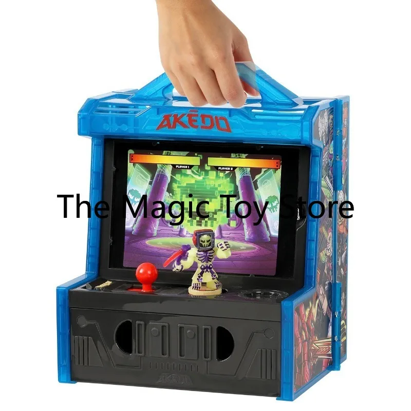Фото Оригинальный футляр для хранения фигурок Akedo Arcade Warrior, вмещает 18 фигурок, коллекционная модель игрушки ограниченной серии №2