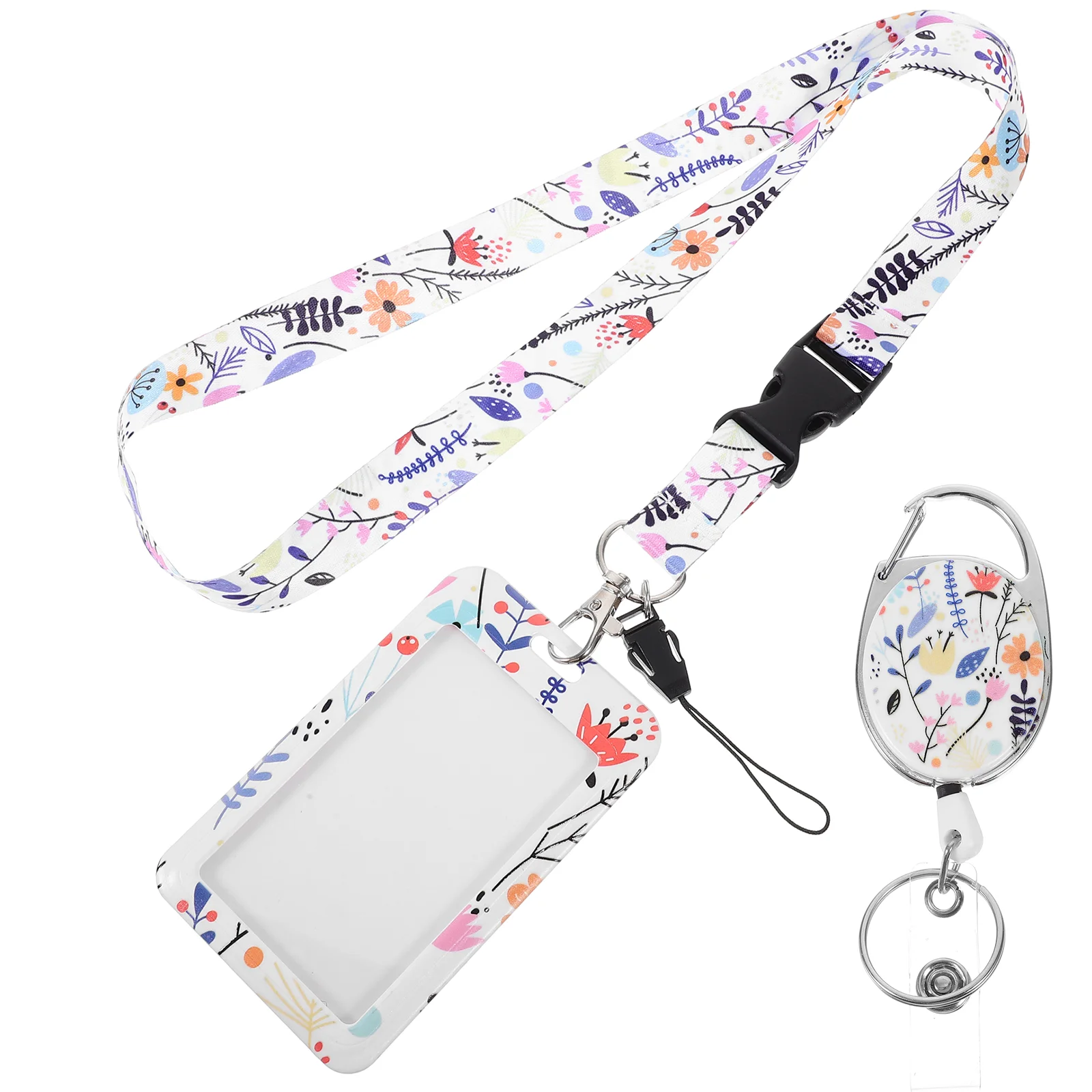 

Protective Card Sleeve Printing Id Badge Holder with Lanyard Student Cards Teacher Work