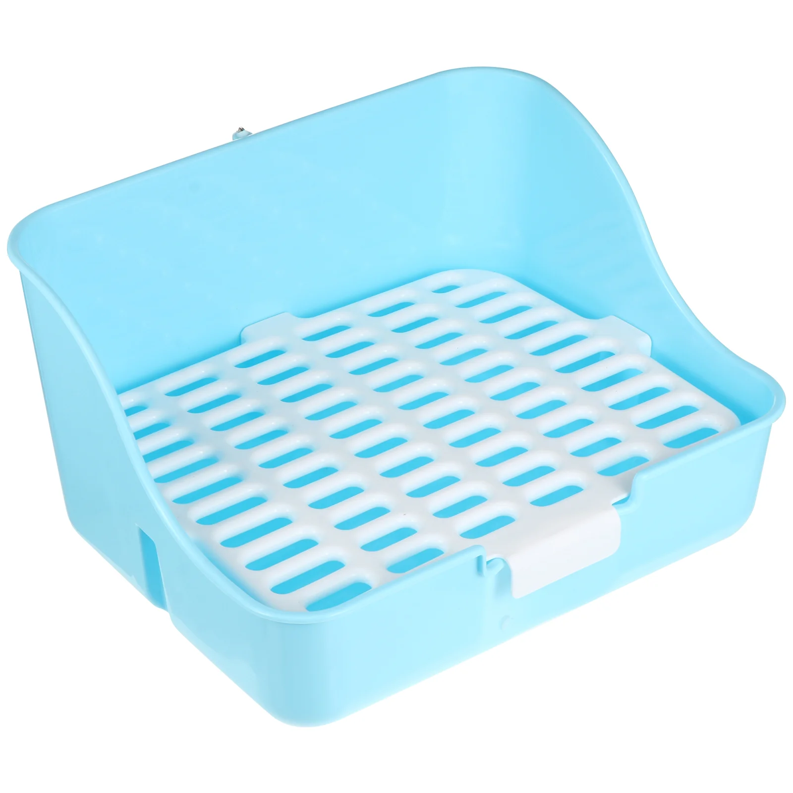 

Rabbit Cage Litter Box Toilet Trainer Potty Cornet Pet Pan for Small Animals