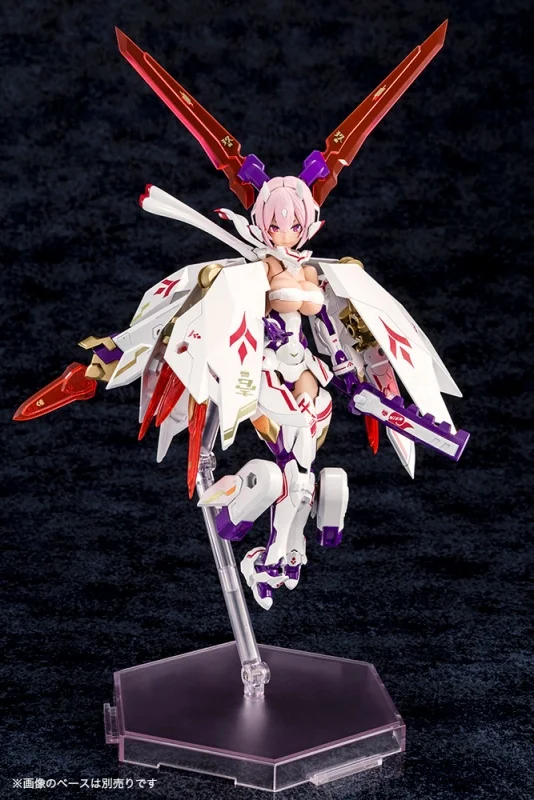 Фото Оригинальные фигурки в наличии KOTOBUKIYA, 1/1, MEGAMI DEVICE 12, аниме-фигурки асра с девятью хвостами, Сборная модель, подарок на день рождения №5