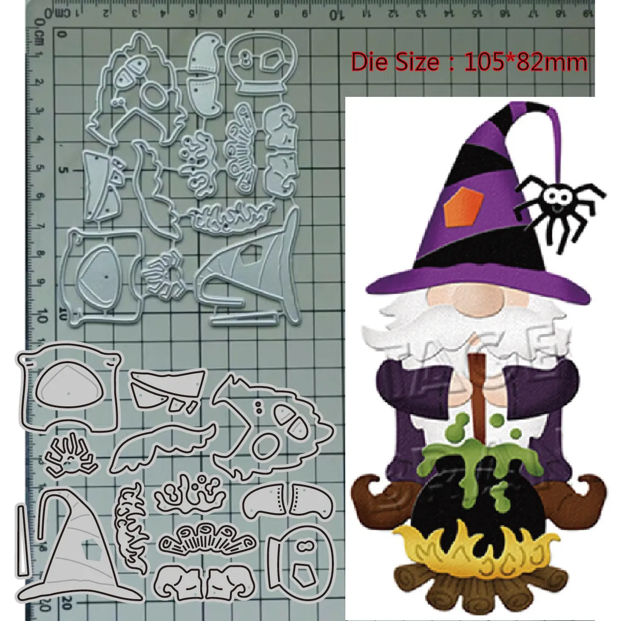 

Новинка 2023, металлические Вырубные штампы, украшение гном, волшебник, «сделай сам», скрапбукинг, бумажный нож, форма, лезвие, перфоратор, трафареты, штампы