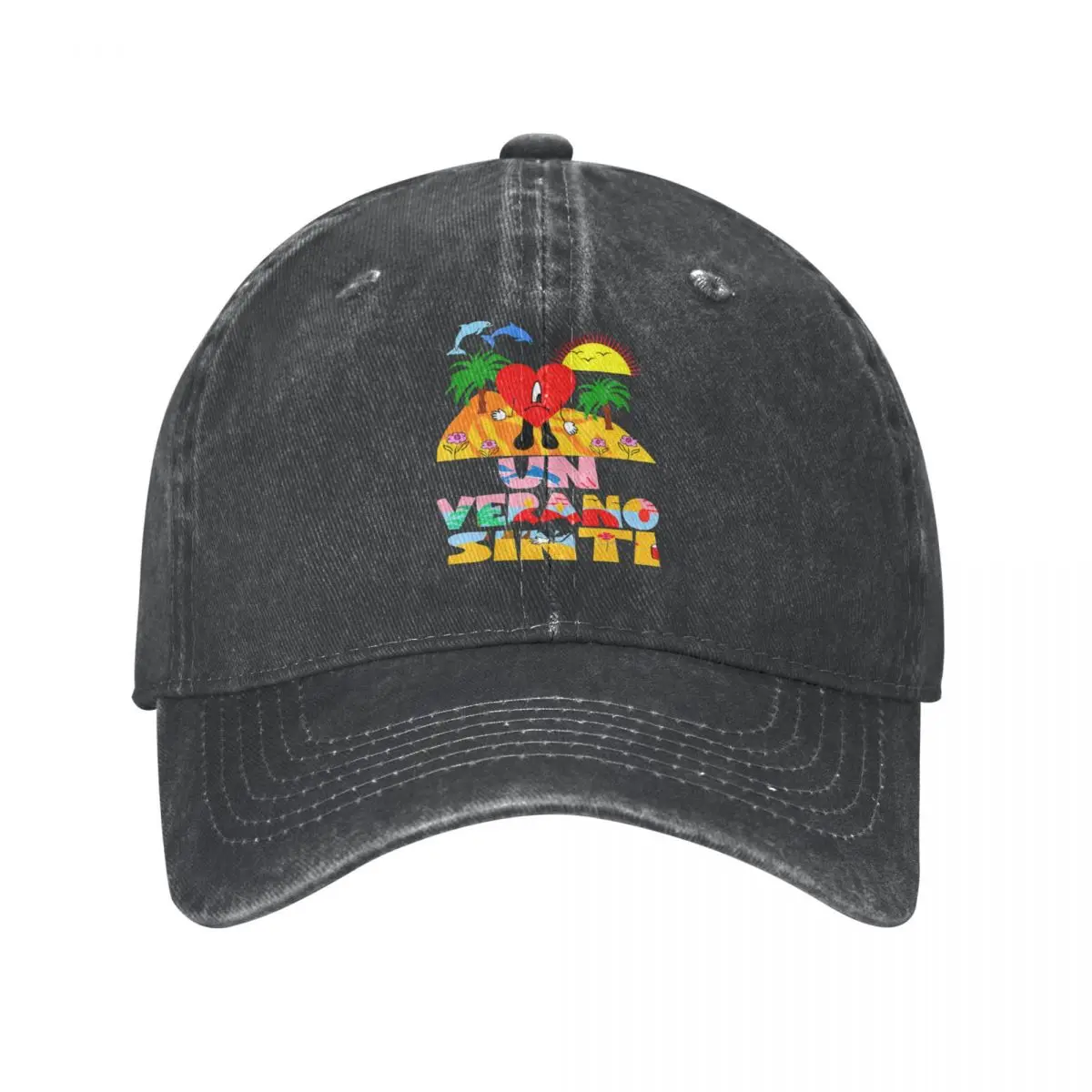 

Reggae Bad Bunny Un Verano Sin Ti Spring Autumn Cap Homme Baseball Cap Classic Sun Hat Washed 100% Cotton Outdoor Casquette