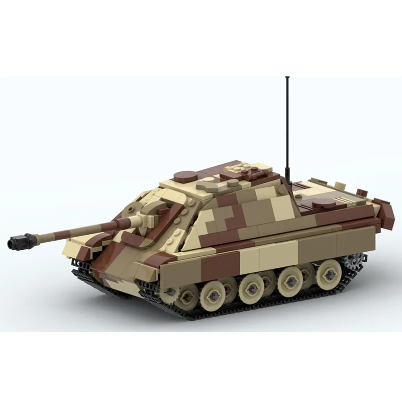Фото Конструктор Jagdpanther WW2: Немецкий истребитель танков, модель Sd.Kfz.173 Panther с шасси и 88-мм пушкой, DIY-набор для военной коллекции №1