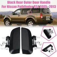 black chorme rear door outer handle left right for nissan pathfinder r51 2005 2006 2007 2008 2009 2010 2011 2012 2013