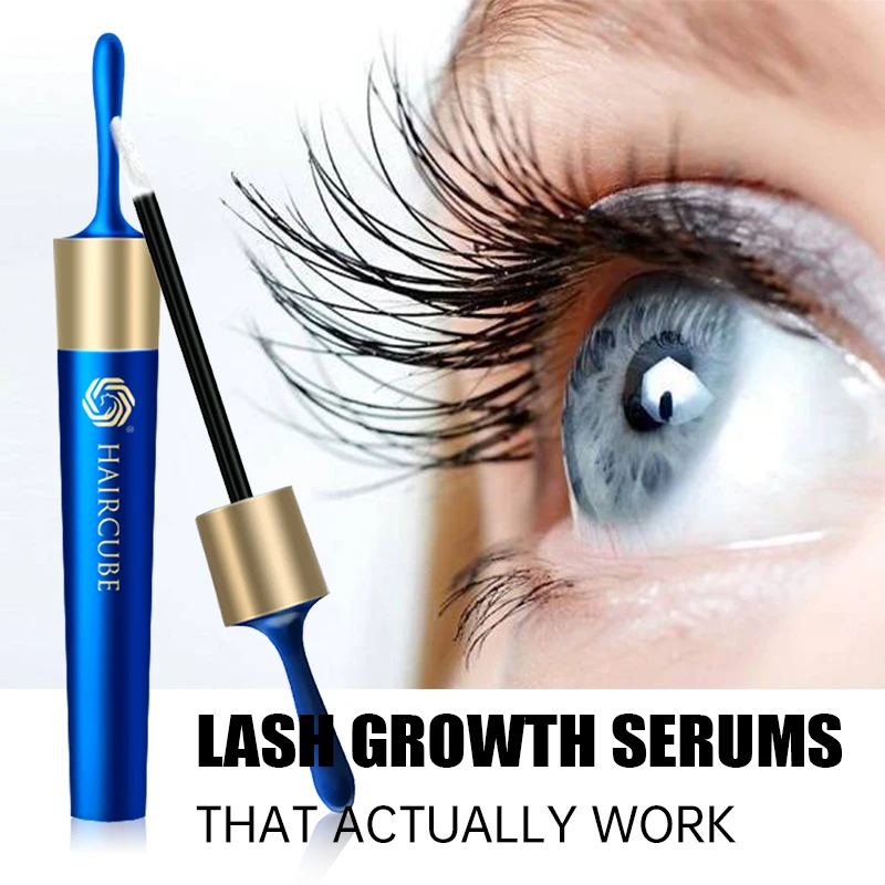 HAIRCUBE Eyelash Growth Natural Moisturizing Eyelash Nourishing Essence Serum Eye Serum Eyelash Enhancer Longer Thicker