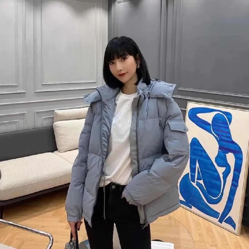 Высококачественный зимний женский пуховик с капюшоном Повседневная Верхняя