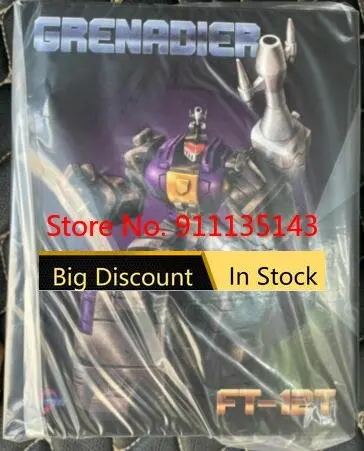 

FansToys FT-12T Grenadier Purple ft12t Bombshell Insecticon Purple Chest 3rd Party Transformation Toys Anime Action Figure Toy