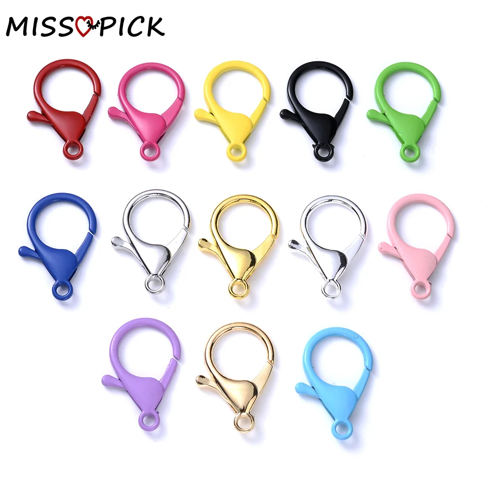 5 шт. 21x35 мм разноцветная застежка-карабин |