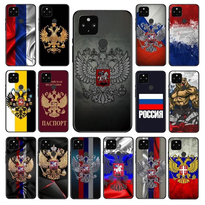 

Russia Russian Flags Emblem Phone Case for Google Pixel 7 Pro 7 6A 6 Pro 5A 4A 3A Pixel 4 XL Pixel 5 6 4 3 XL 3A XL 2 XL