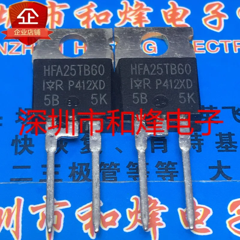 

5 шт.-10 шт., HFA25TB60 TO-220 600V 25A, новый и оригинальный НА СКЛАДЕ