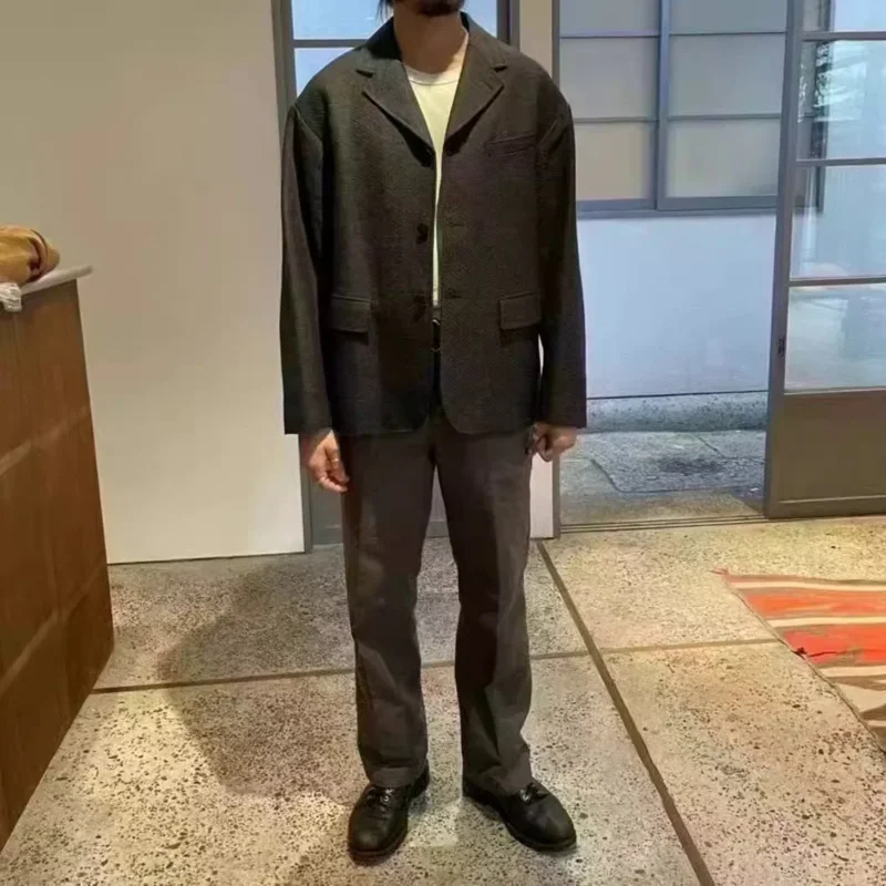 Куртка VISVIM WMV MUFFE RAW JKT в японском стиле модель 23AW