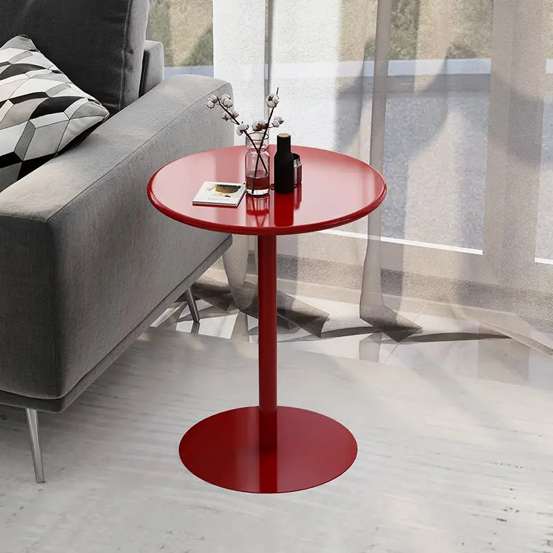 

Nordic minimalist side table living room sofa corner bedroom bedside table balcony mini round table furniture living room