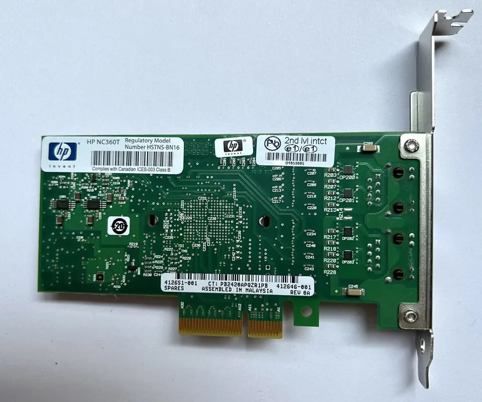 Оригинальная двухпортовая гигабитная серверная сетевая карта PCI-E EXPI 9402PT 82571 ГБ