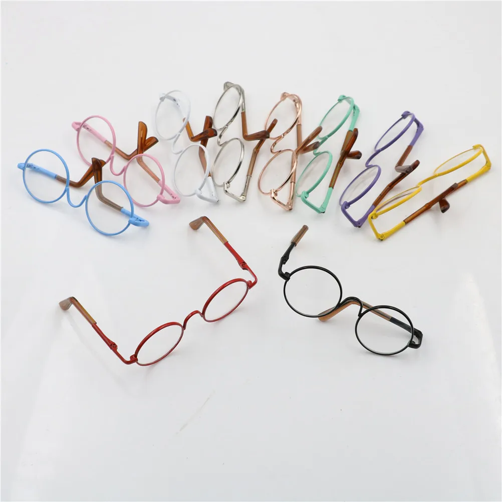 

1pcs round-shaped Round glasses colorful glasses sunglasses fits for 18" american dolls