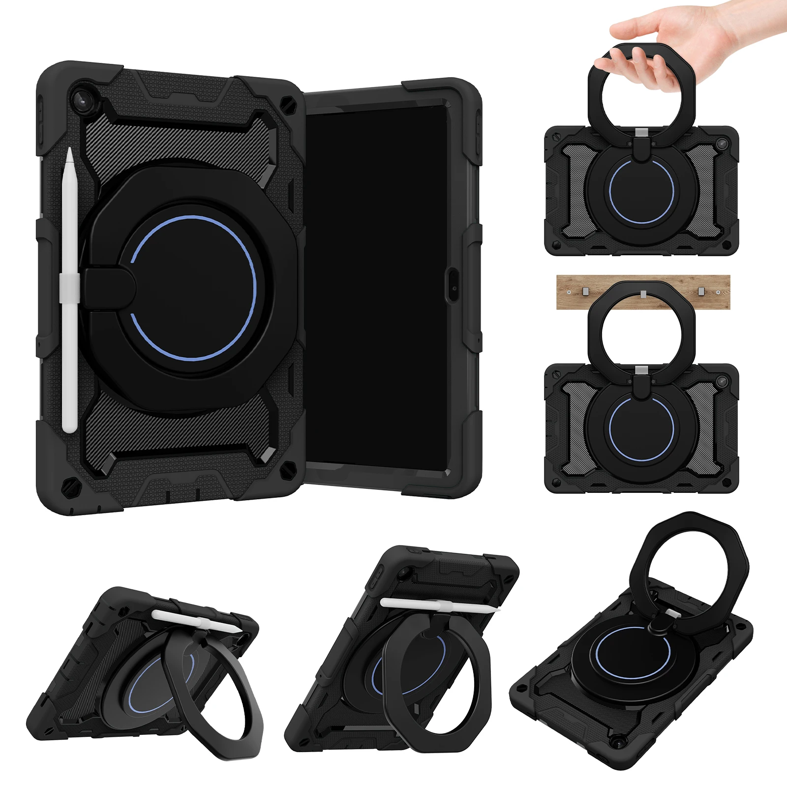 Чехол для планшета Lenovo M10 Plus 3-го поколения 10 6 Tab m10 5G K10 M11 M9 M8 Armor Coque Funda Kids EVA Safe Handle