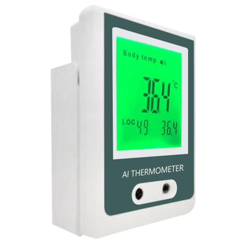 

Бесконтактный инфракрасный термометр с USB, цифровой датчик температуры для лба и руки с сигнализацией лихорадки, настенный термометр