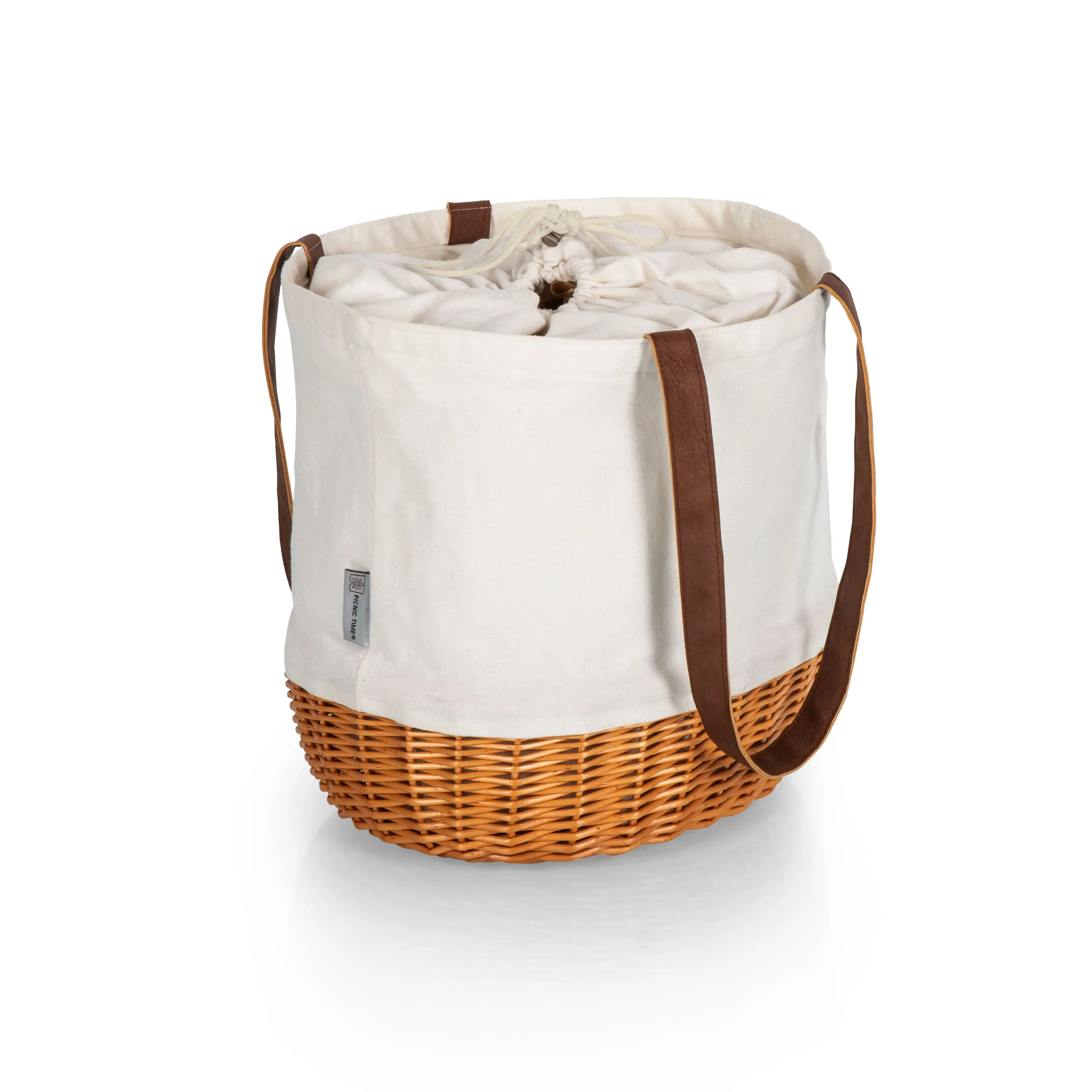 

- Coronado Canvas and Willow Basket Tote