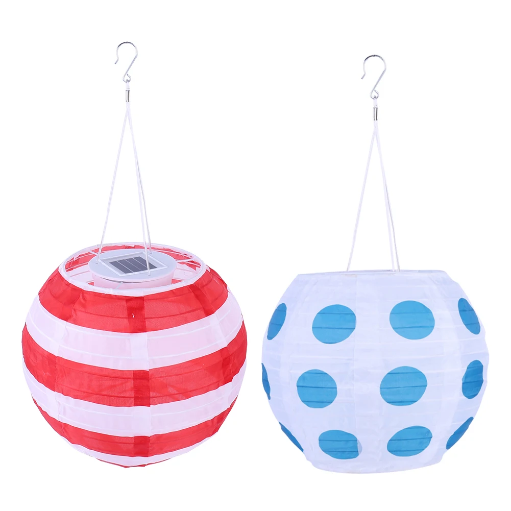 

Водонепроницаемый нейлоновый светодиодный круглый фонарь на солнечной батарее, 21 см