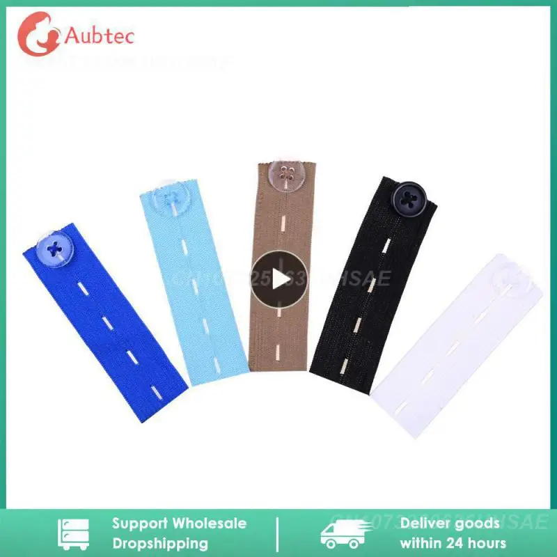 

1~10PCS Unisex Jeans Trousers Waist Expander Waistband Extender Button Elastic Adjustment Waist Button Belt Extension Buckle