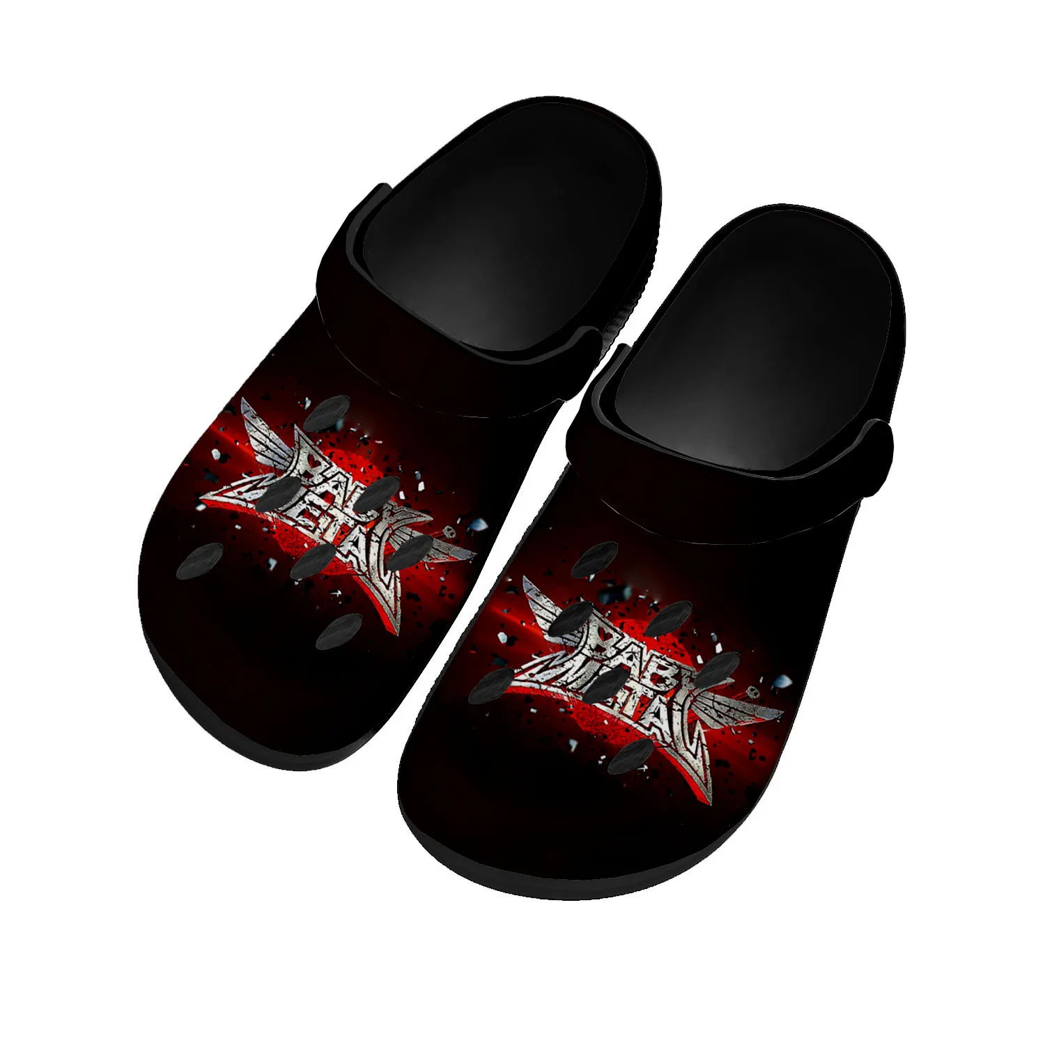 

Babymetal Rock Band Pop Fashion Home Clogs Custom Water Shoes Mens Womens Teenager Shoes Clog Breathable Beach Hole Slippers
