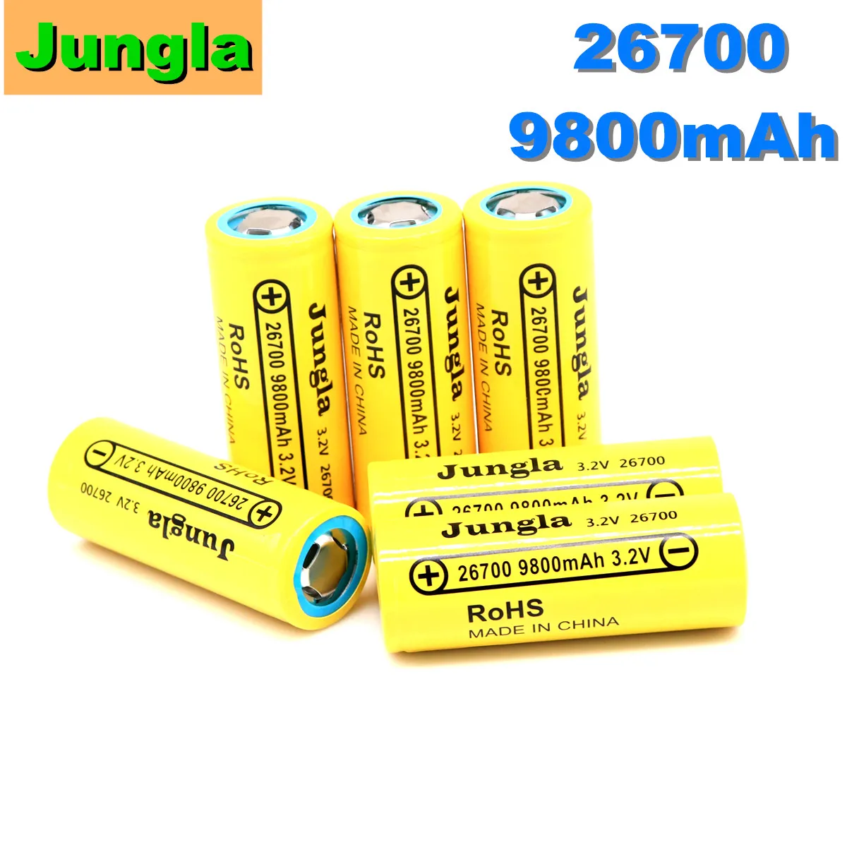 

3.2V 26700 9800mAh LiFePO4 Battery 3C Continuous Discharge Maximum 5C High power battery For Electric car scooter Energy storage