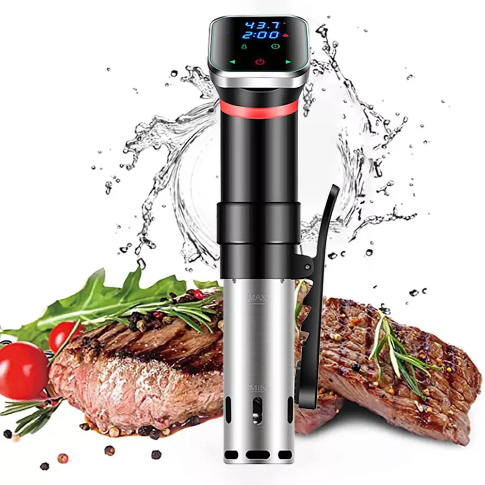 1100W Sous Vide IPX7 Waterproof Vacuum Sous Vide Cooker LCD Touch Immersion Circulator Water Cooking In Water Slow Cooker