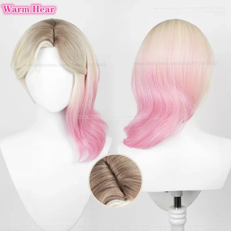 Синтетический парик Аниме Гвен Стейси 35 см/45 см Градиент Косплей Парики и шпильки