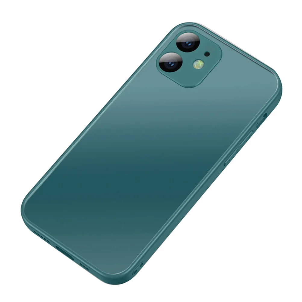 

Protective Phone Shell Cover Mobile Liquid Silicone Double Protection Case Anti-fall