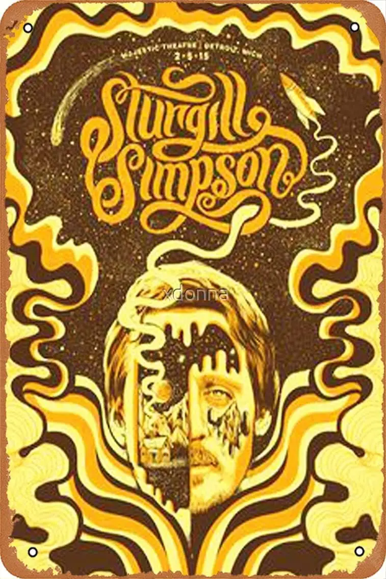 Yzxulet Sturgll smpson Графические футболки самые популярные мускулистые и Stranger 10 Плакат